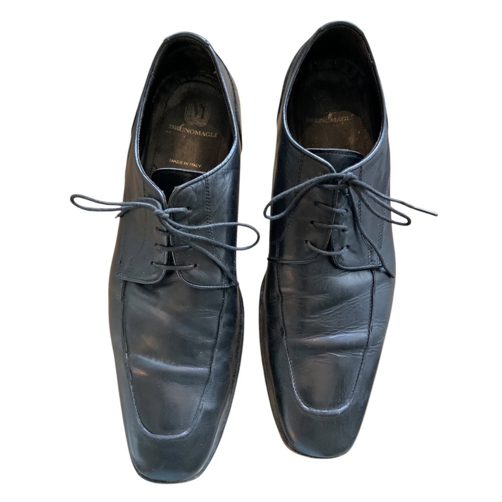 Bruno Magli Magnus Men's 11M Black Leather Oxford MT6101
